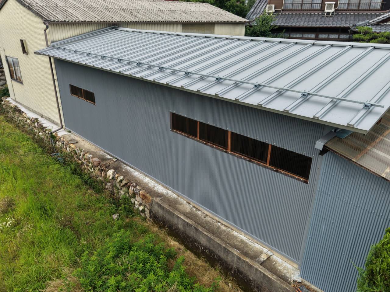 2026年6月施工 屋根のカバー工法 外壁の張り替え あまどい交換 岐阜市 K様邸