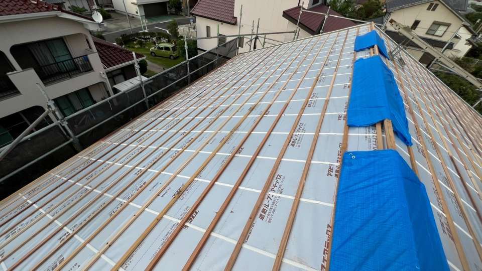 2026年9/9 羽島市にて屋根瓦の新築工事をしました!